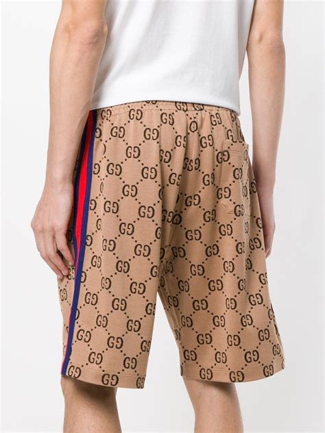 gucci shorts set mens|Gucci denim shorts men.